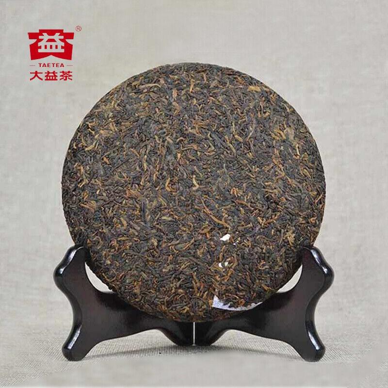 TAETEA Драконий столп Юань Ча Мэнхай Дайи Пуэр Чайный торт 357г Спелый пуэр