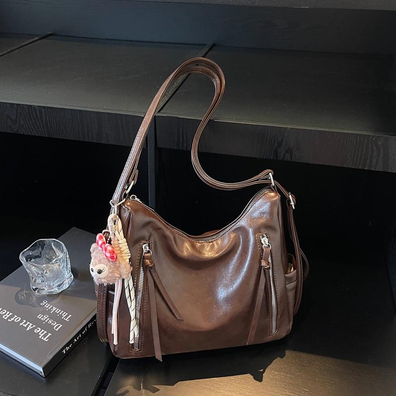 Повседневная сумка-тоут для поездок на работу, женская, большой вместимости, новая 2025, на плечо, сумка-мессенджер, ретро-мода, легкий рюкзак