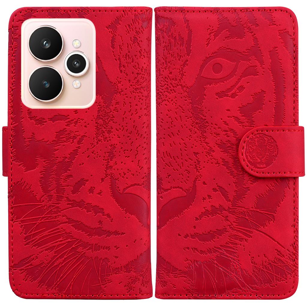 For Realme 15 Pro 5G/15 5G Case Tiger Imprint Leather Wallet Phone Cover