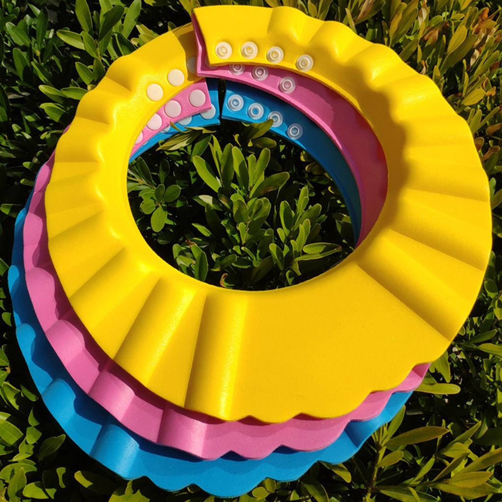 Infant Kids Wash Hair Shield Visor Caps Shampoo Bathing Shower Cap Baby Cares