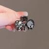 Crystal Bow Mini Hair Claw Clip Alloy Rhinestone Claw Clip 2024 Hairpin  Girl Birthday Gift