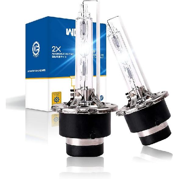 Лампы головного света D4S, ближний и дальний свет, 6000K, 35W HID, сменные лампы для 66440 42402 42402WX, 2 шт.