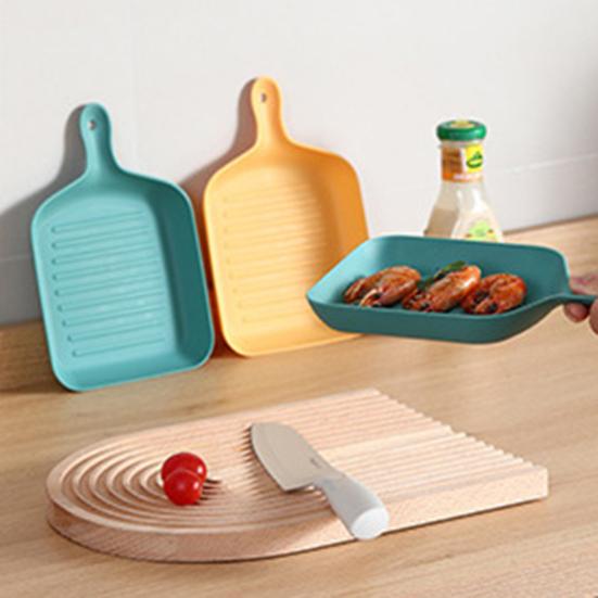 Fruit Tray Food Grade Wear Resistant Plastic BPA Free Fruit Dessert Snack Plate Serving Tray