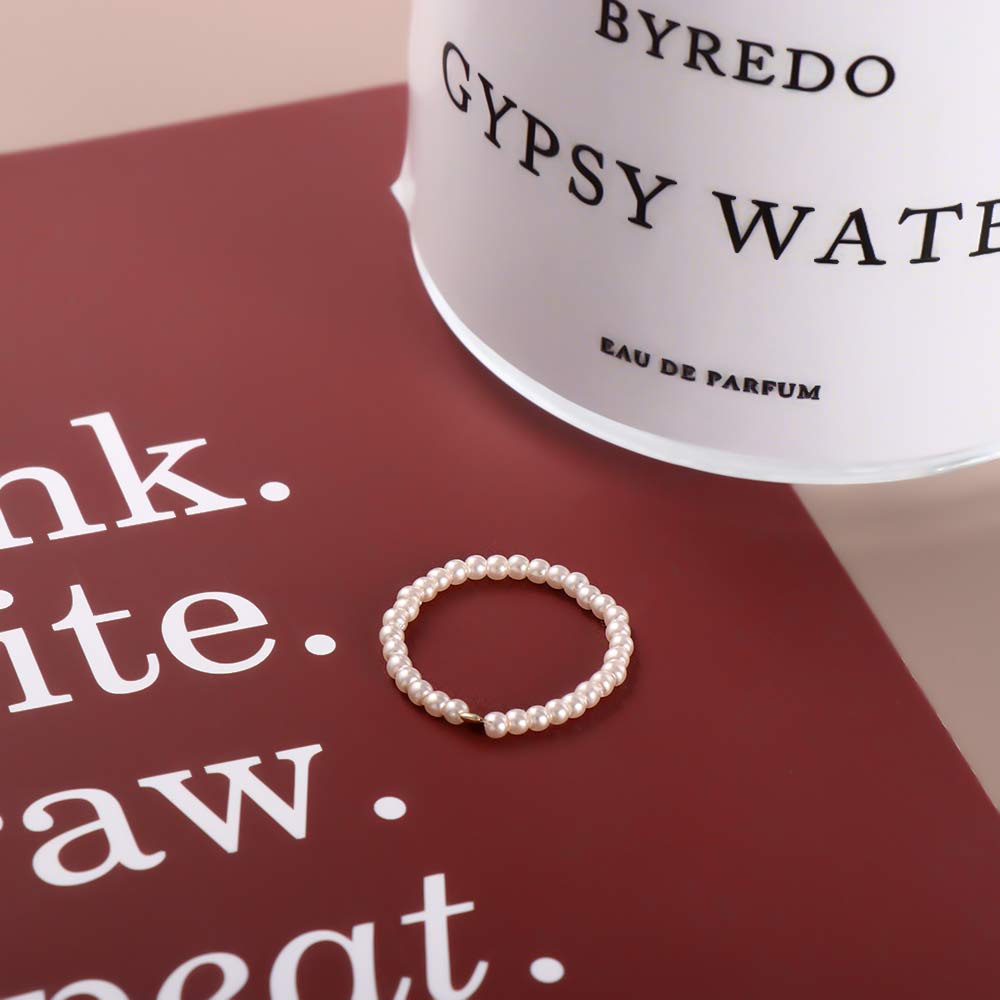 Подарок в корейском стиле для вечеринки Модные аксессуары Кольца с жемчугом Украшения для пальцев Геометрические кольца Женское кольцо