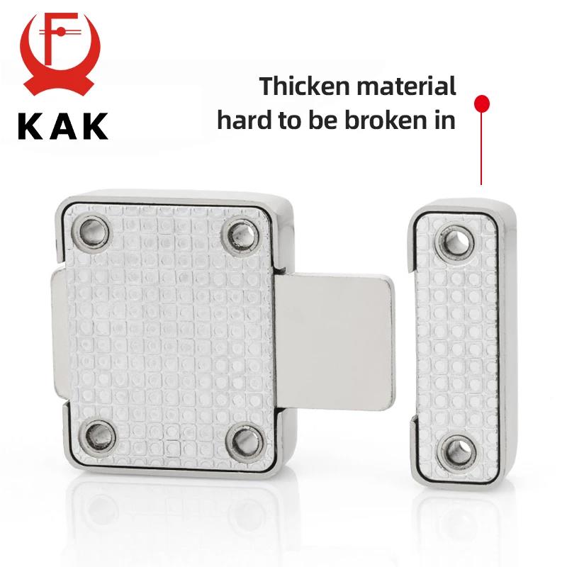 KAK 3 Digit Security Cabinet Password Locks Non-Punch Keyless Door Lock Latch Combination Code Child Safety Lock Anti-theft 4