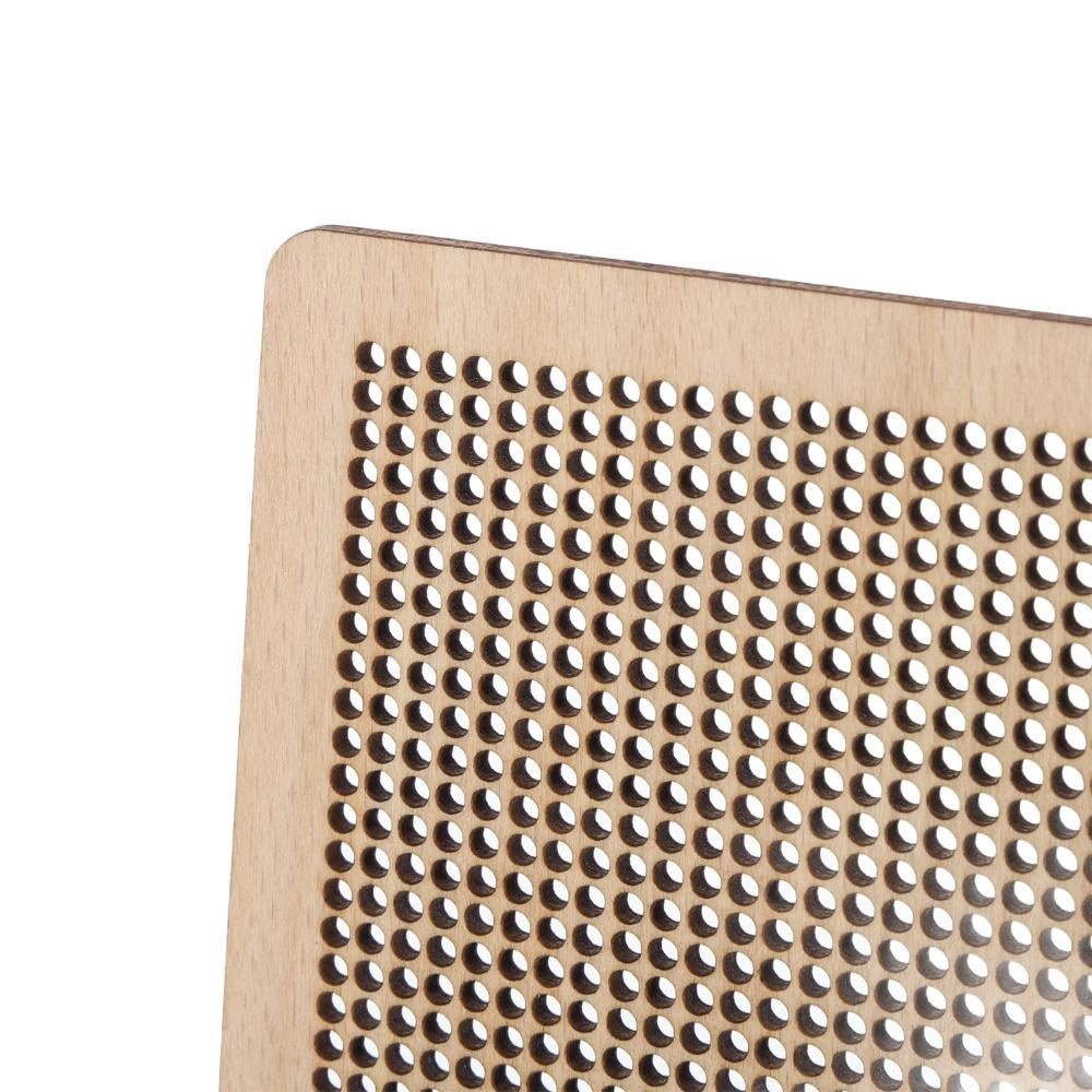 4pcs Wooden Wooden Stitching Board Hollow Design Embroidery Stitch Board Embroidery Work