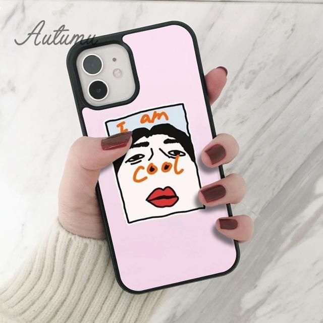 Чехол для телефона с забавным рисунком «I Am Cool» для iPhone 11 12 13 14 Pro Max mini XR XS SE 2020 7 8 Plus Samsung Galaxy S21 S22
