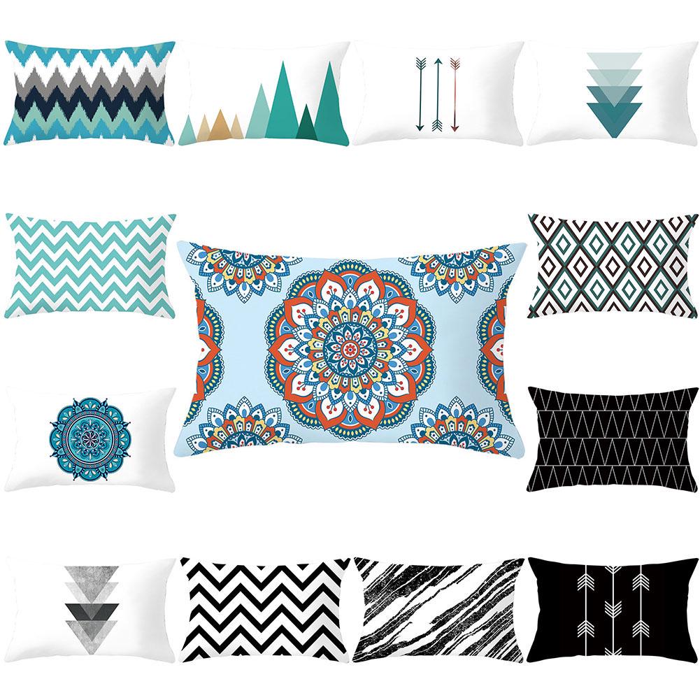 Геометрический круг треугольная волна наволочка наволочка диван-кровать автомобиль кафе декор