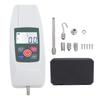 Digital Push Pull Dynamometer 500N Force Meter Portable with Units N LB Kg Oz Storage Box Backlit LCD Auto Power Off