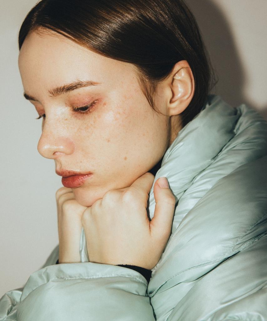 Graenn [Free Gift Included] Oversized Eco Padded Jumper_Green Haze