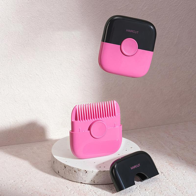 Триммер для стрижки волос 2 в 1, парикмахерская расческа, машинка для стрижки челки, средство для удаления волос, домашние мини-инструменты для макияжа для красоты, аксессуар для стрижки волос