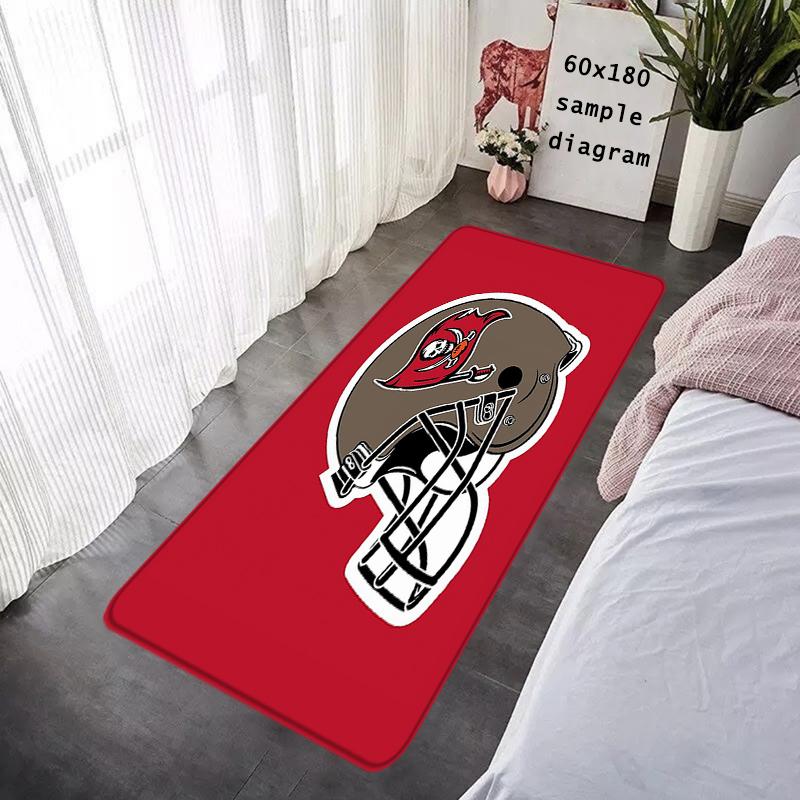Foot Rug Welcome Floor Mat for Entryway Tampa Bay Buccaneers Bath Hallway Carpet Kitchen Water Absorbed Rugs Fluffy Home Decor