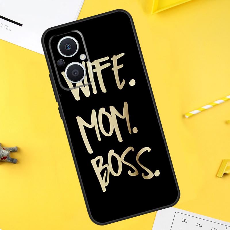 Жена Мама Начальница Для OPPO Reno 14 13 12 11 10 Pro 8T 11F 12F 13F 14F 7 8 Lite OPPO Find X9 X8 X6 X5 Pro Чехол