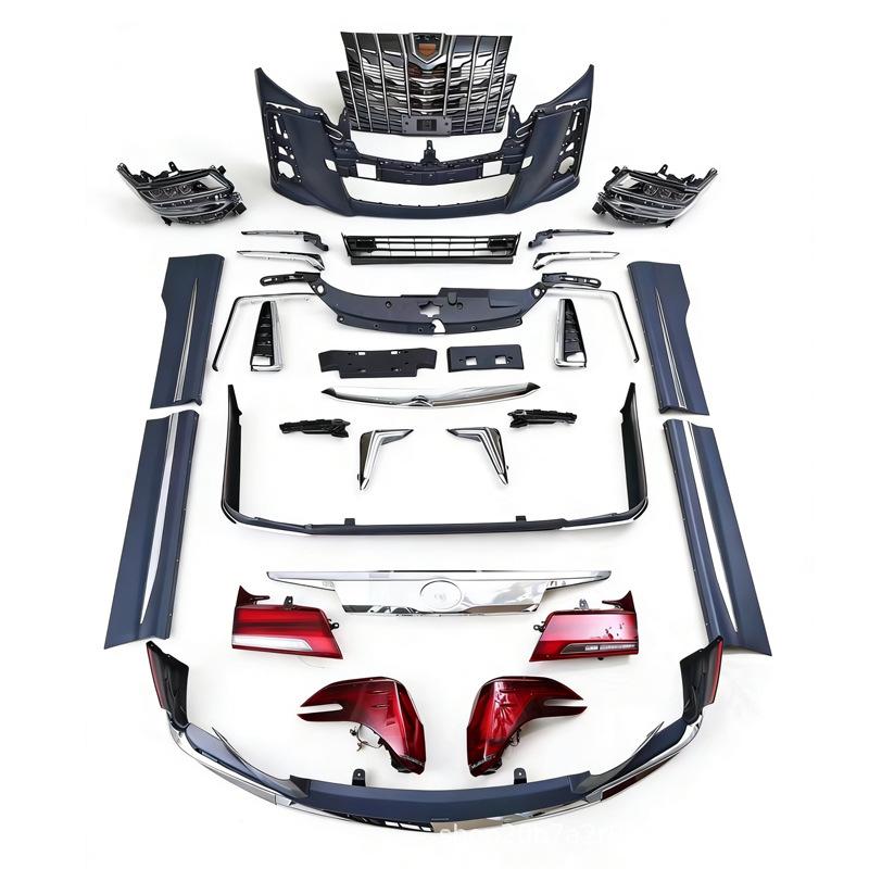 Alphard 15-17 to 18 Mona Lisa Body Kit: Upgrade Headlights, Taillights, Bumpers