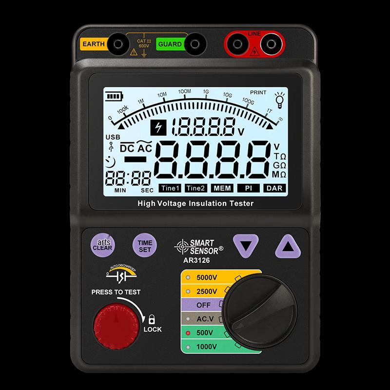 CEM Digital High Voltage Insulation Resistance Tester (CN version)