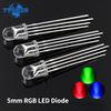 100PCS 5mm Full-color LED Diode RGB Red/green/blue Common Cathode/Anode Transparent Highlight Color Light Diode Colorful DIY Kit