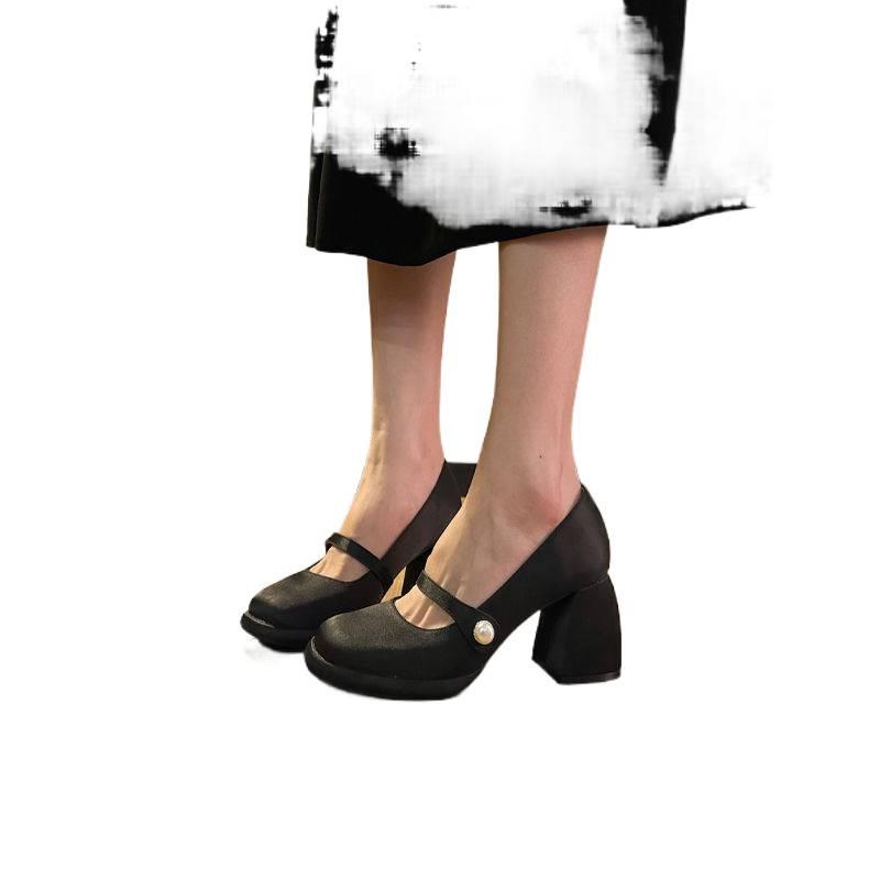 Женские туфли-лодочки в стиле ретро - Весенняя коллекция 2025