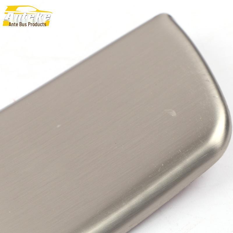 E'z Stainless Steel Bumper Welcome Pedal Anti-Scratch Scuff Trim for Bright Strips