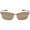 Солнцезащитные очки унисекс Maui Jim Lighthouse Hcl Bronze прямоугольные H423 26 65