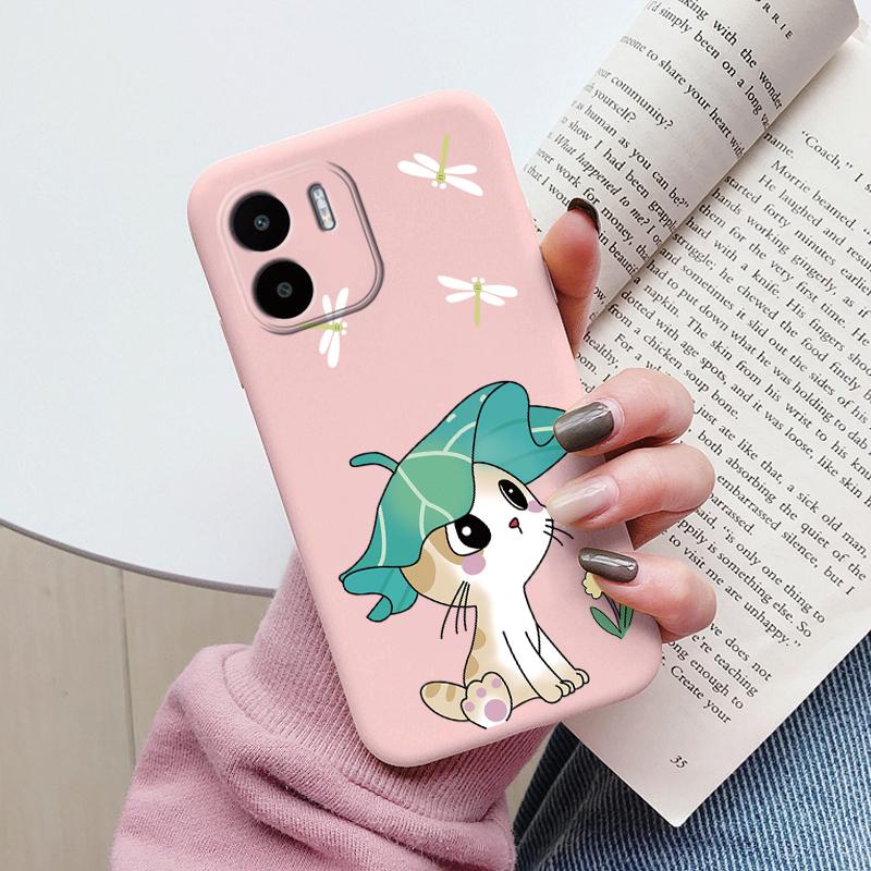 Flowers Case For Redmi A1 A2 Back Cover Cartoon Owl Cute Heart Painting Capa Soft Silicone Fundas For Xiaomi RedmiA1 Plus A3 A5