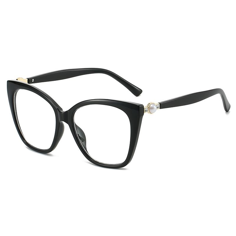 HS2237 Female Unisex Glass Frame Good Quality Fashion with Skeleton Design Aquared Lens Blue Light Blocking for Youth