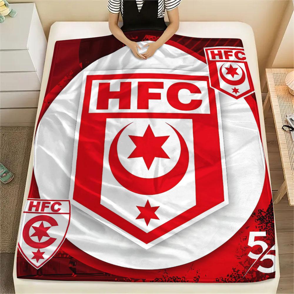 1PC Hallescher FC Patterned Flannel Blanket Suitable For All Seasons for Home Decor Warmth and Comfort Gifts Holiday Present