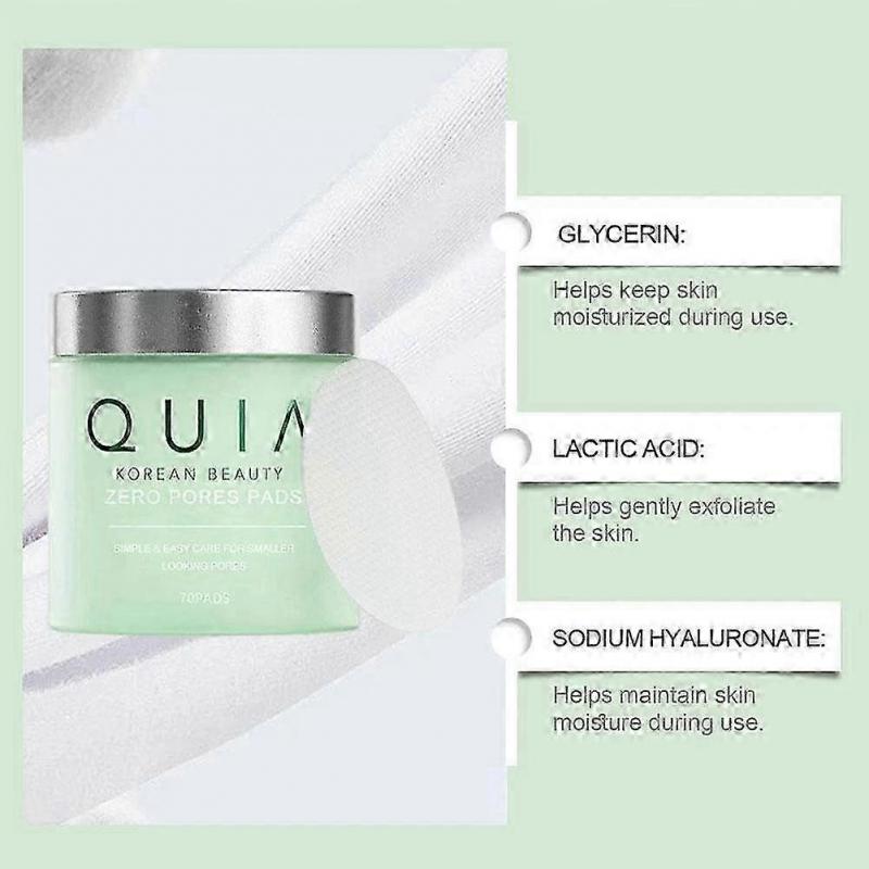 Пэды для сужения пор Zero Pore воздействуют на расширенные поры и неровный тон Корейский уход за кожей 70 шт.