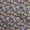 Cotton Flex Brown Fabric Asian Floral Sewing Material Print Fabric By The Yard 40 Inch