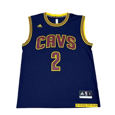 X NBA Collaboration Kyrie Cavaliers 2 Джерси Безрукавный свитер Унисекс Джерси Темно-синий 7818A-CVW-AEB1515