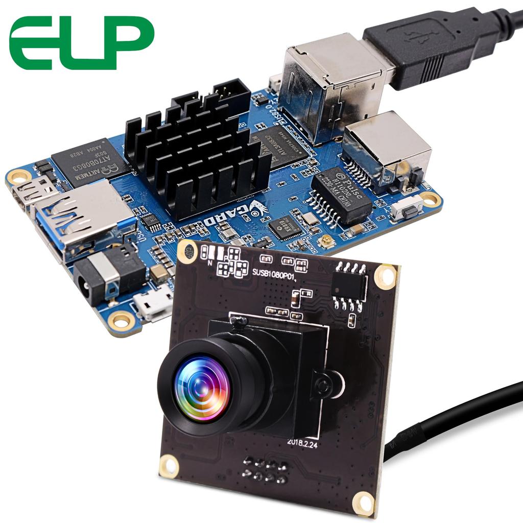 ELP Webcam 2MP CMOS IMX291 Webcam High Frame Rate 50fps Non-Distortion USB3.0 USB3.0 19201080