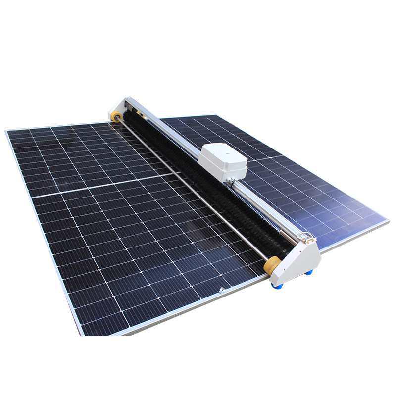 Полностью автоматический робот для очистки солнечных панелей двойного назначения с дистанционным управлением