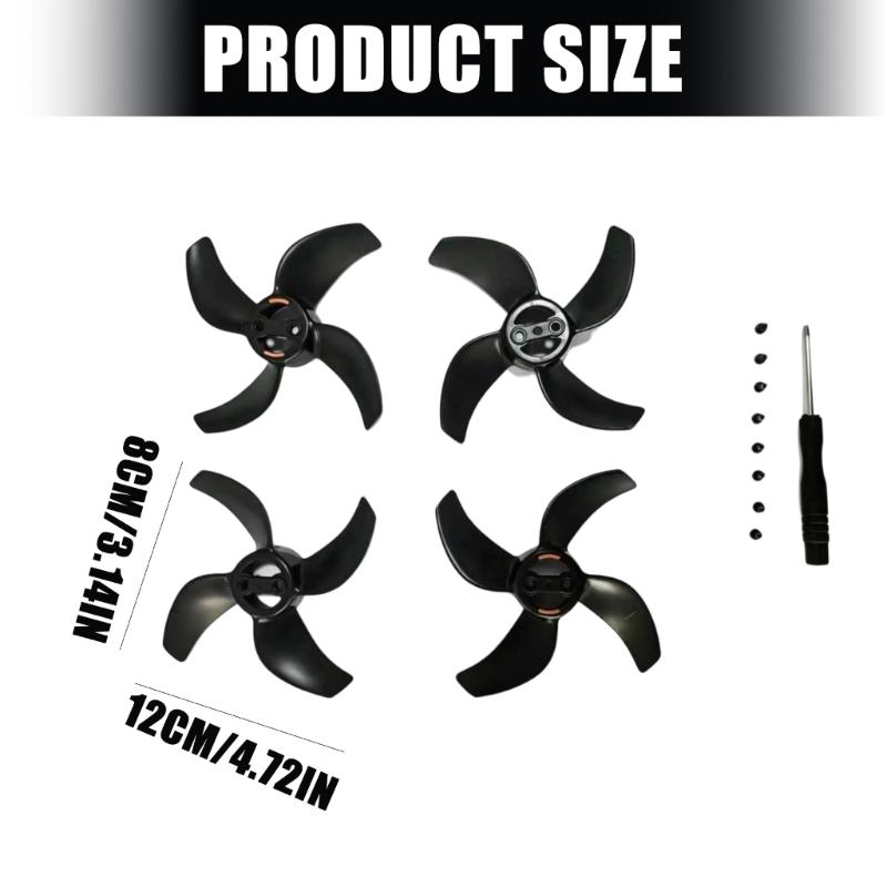 Pack Of 4 Replacement Propellers For Avata 360 Drones High Toughness Nylon Propellers Blade Optimized Aerodynamic Design