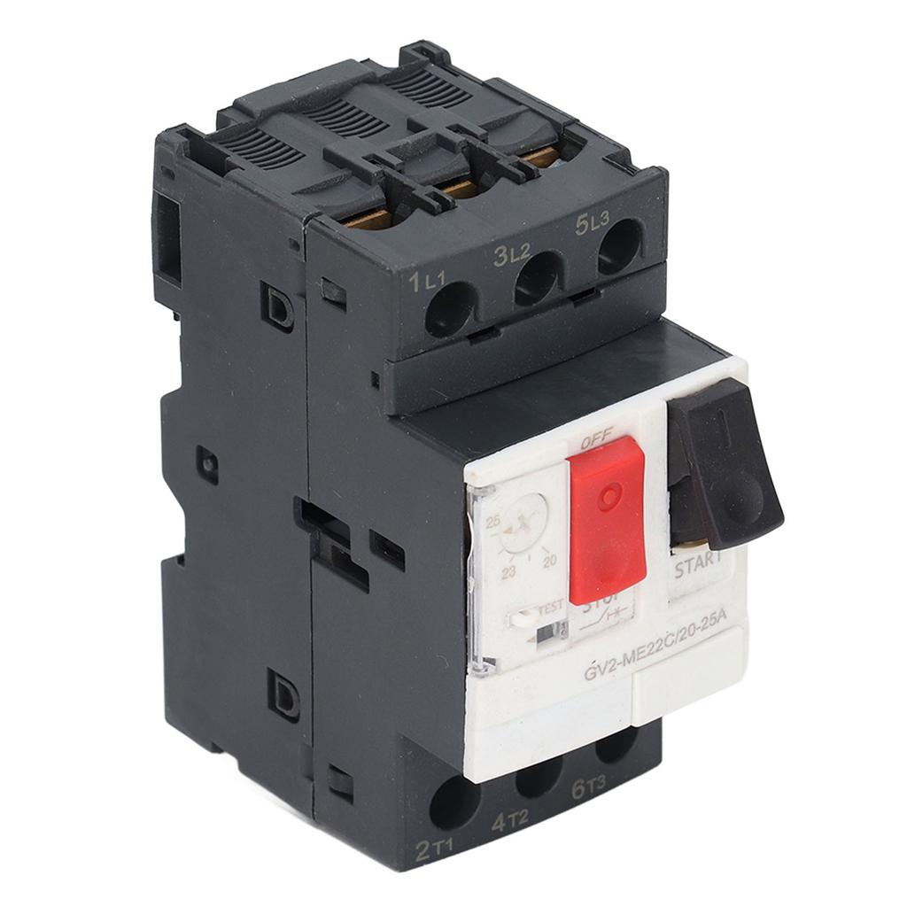Автоматический выключатель двигателя 3P Переключатель защиты от перегрузки Ручной пускатель двигателя Кнопка AC 690V GV2ME22C