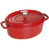 STAUB Cocotte Ovale - 29 Cm - Cerise - 405098570