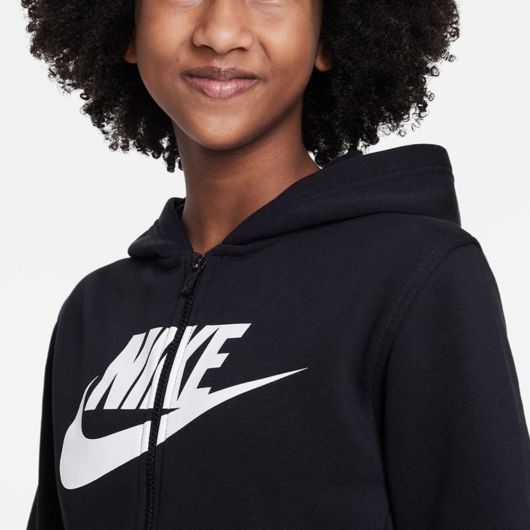 Nike Sweatshirt Sportswear Club Fleece Black Kids' FD2990-010