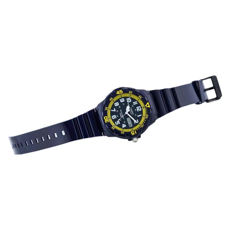 Casio Серия YOUTH-MRW Дисковые Трехстрелочные Наручные Простые Ретро Спортивные Дайвинг Механизм Shi Ying Ремешок из Смолы Японские и Корейские Часы MRW-200HC-2B