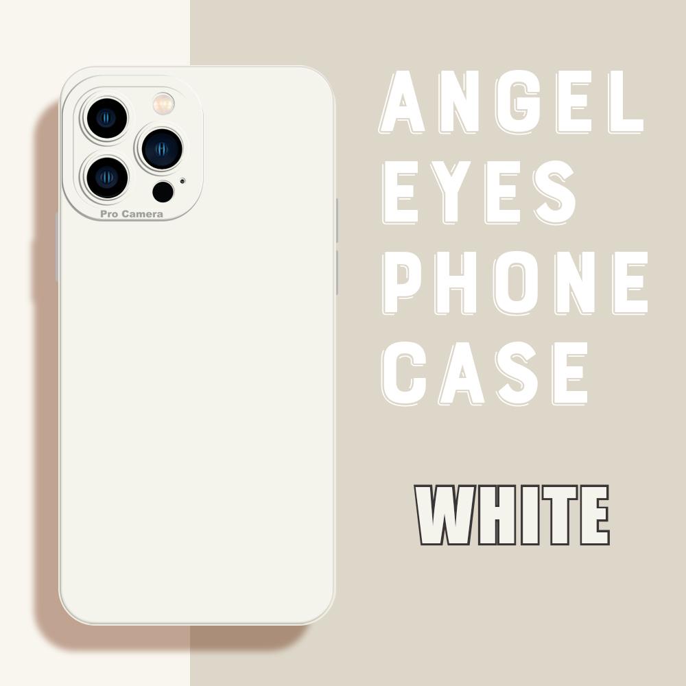 For iPhone 16 15 14 Pro Max Redmi Note 13 12 Pro Samsung S25 S24 Ultra A13 A14 A15 A16 Full Lens Protect Solid Color Design Phone Case