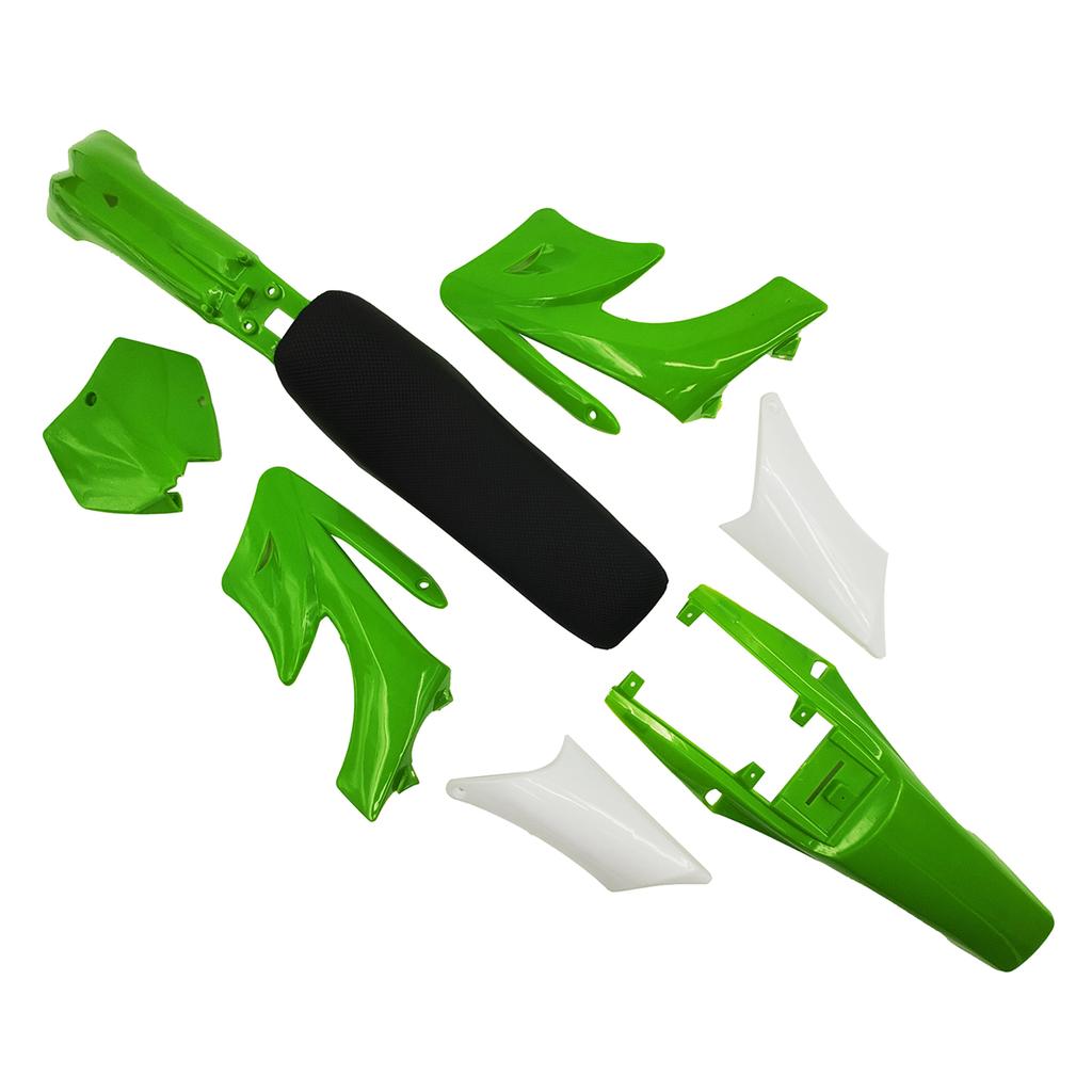 7 Colors Apollo Plastic Fairing Body Kits Front License Number Fender With Seat Cushion For 47cc 49cc Apollo Mini Dirt