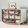 Plastic Desk Storage Rack with Drawers Dustproof Makeup Cosmetics Organizer Offices