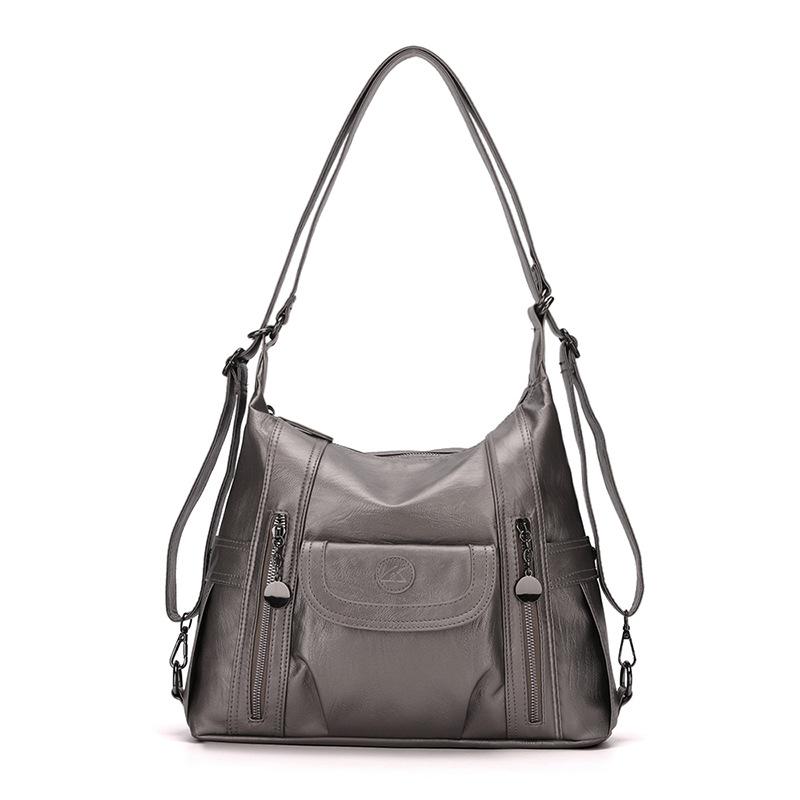 Сумка через плечо женская сумка через плечо тренд простая модная ручная большая вместительная сумка из искусственной кожи