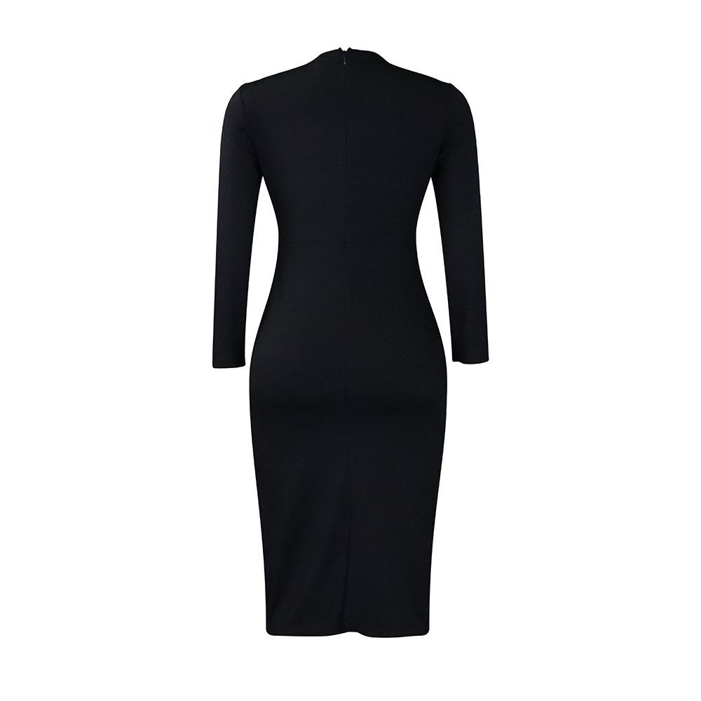 Весенний новый стиль, темперамент, облегающая юбка-карандаш, модное большое платье с запахом на бедрах в африканском стиле