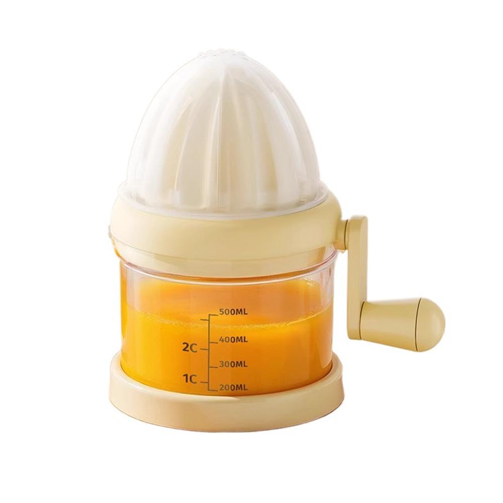 Scale Measure Hand Press Squeezer Transparent Fruit Residue Separator Citrus Press Home Use
