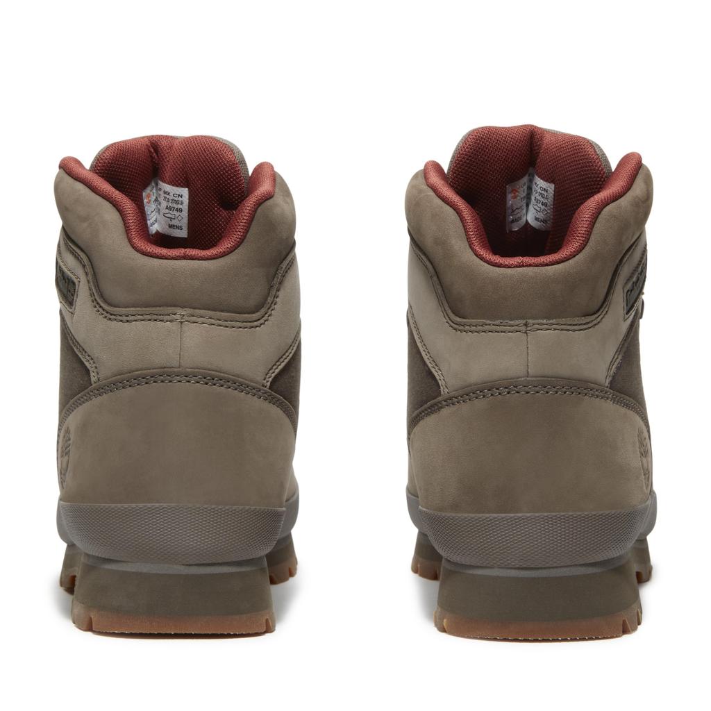 Timberland Мужские ботинки Euro Hiker Mid оливкового цвета, TB0A6DYHEO81, Нубук, 7.0/25.0см