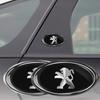 Aluminum ABS Car Badge Sticker Auto Body Trunk Decor Decals Car Styling For Peugeot 208 2012~2018 308 2019~2021 2008 207 508 301