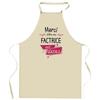 Tablier De Cuisine - Planetee Factrice Merci Géniale - Impression Bretonne - Coton Résistant - Liens Ajustables