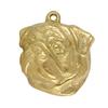 Pug II - Gilded Key Ring with Dog, Handbag Decoration, Luxury Accessory by Art-Dog Brand