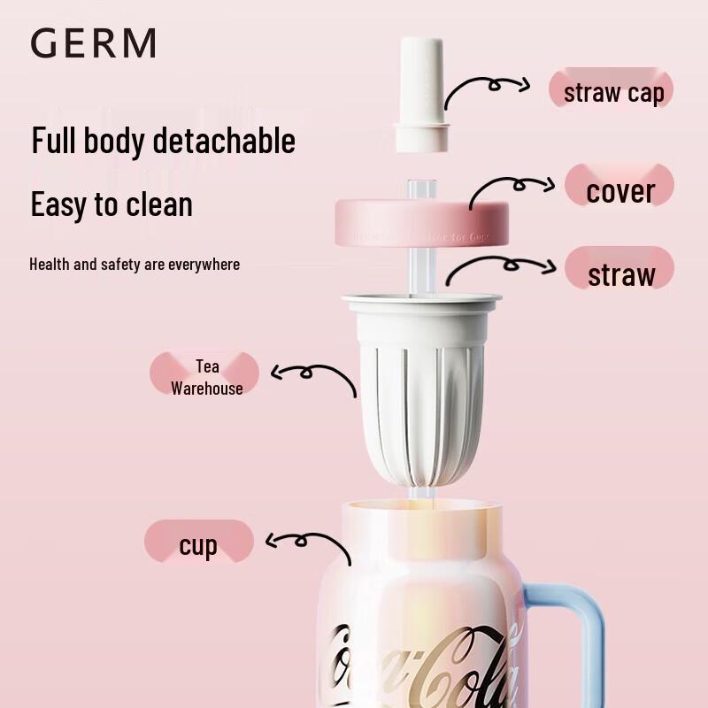 Geni Coca-Cola Co-branded 730ml Ceramic Tea Cup