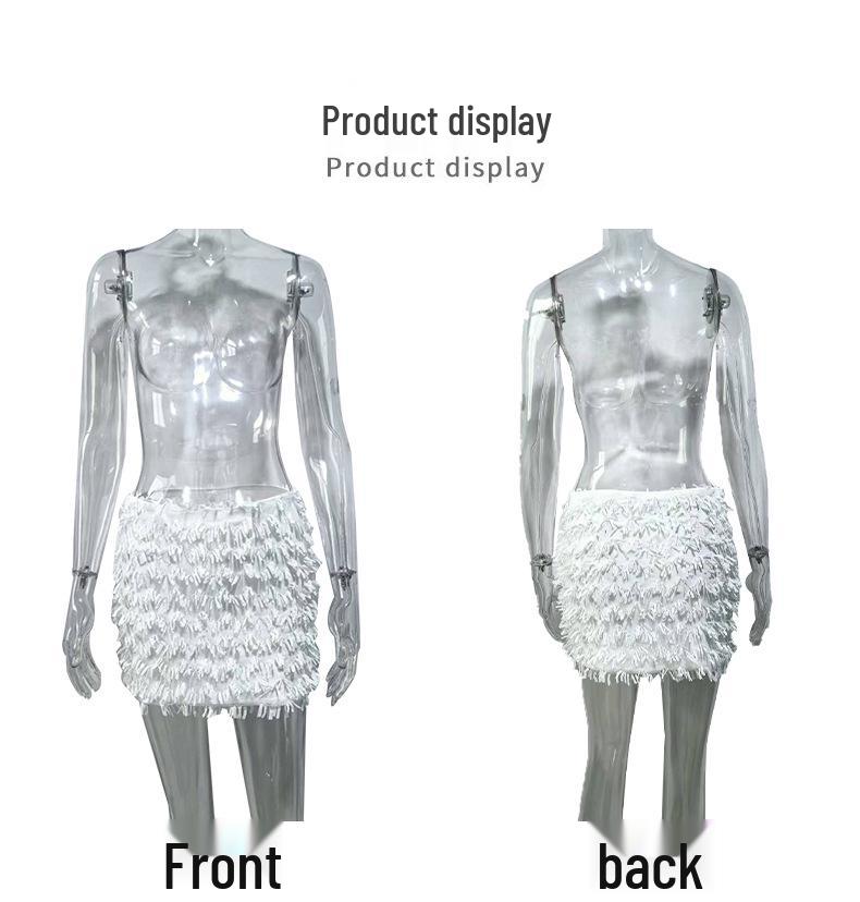 Европейская и американская сексуальная короткая юбка с пайетками: Стройнящий и стильный для женщин