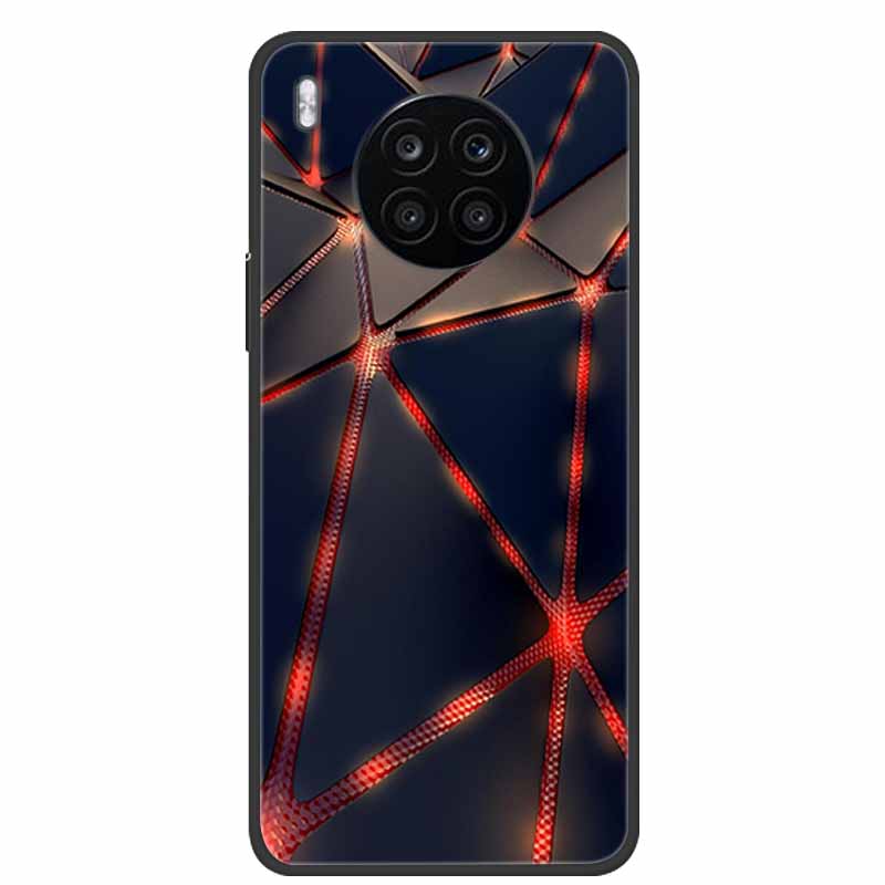 For Honor 50 Lite Case Shockproof Soft silicone TPU Back Cover For Huawei Honor 50 Lite Phone Cases Honor50 Lite Cute Cartoon