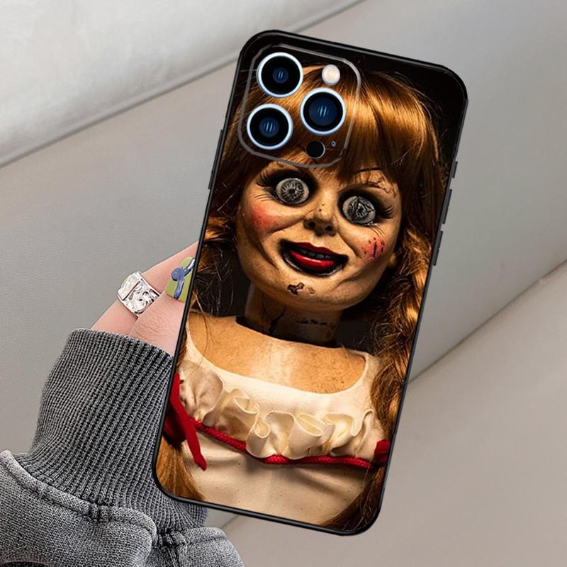 Чехол для телефона Annabelle Horror Movie для iPhone 16 15 13 12 11 14 Pro Max 15 16 Plus 12 13 mini XR 16e Funda Cover